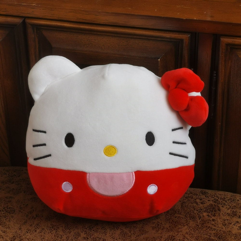 Squishmallows Hello Kitty Red Bow Plush Toy